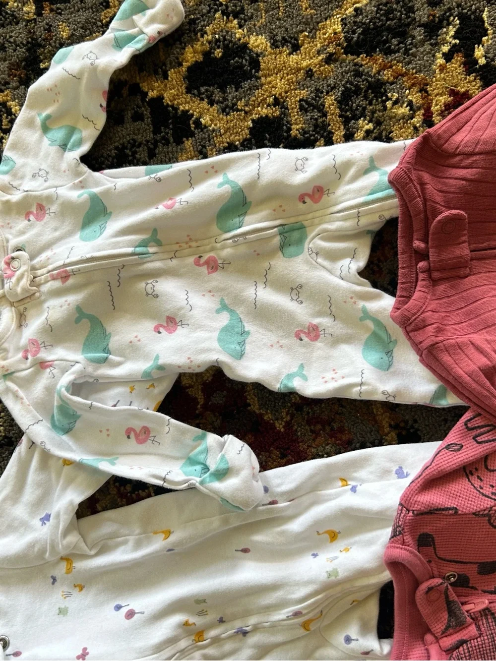 Assorted Newborn Footies - 9 total